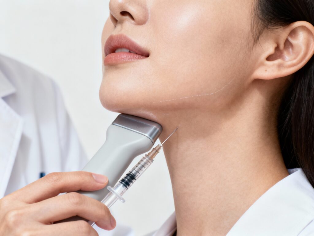 Ultrason eşliğinde dolgu